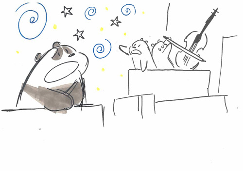 wedrawbears:  Some early development sketches from the first Baby Bears episode, “THE ROAD”.