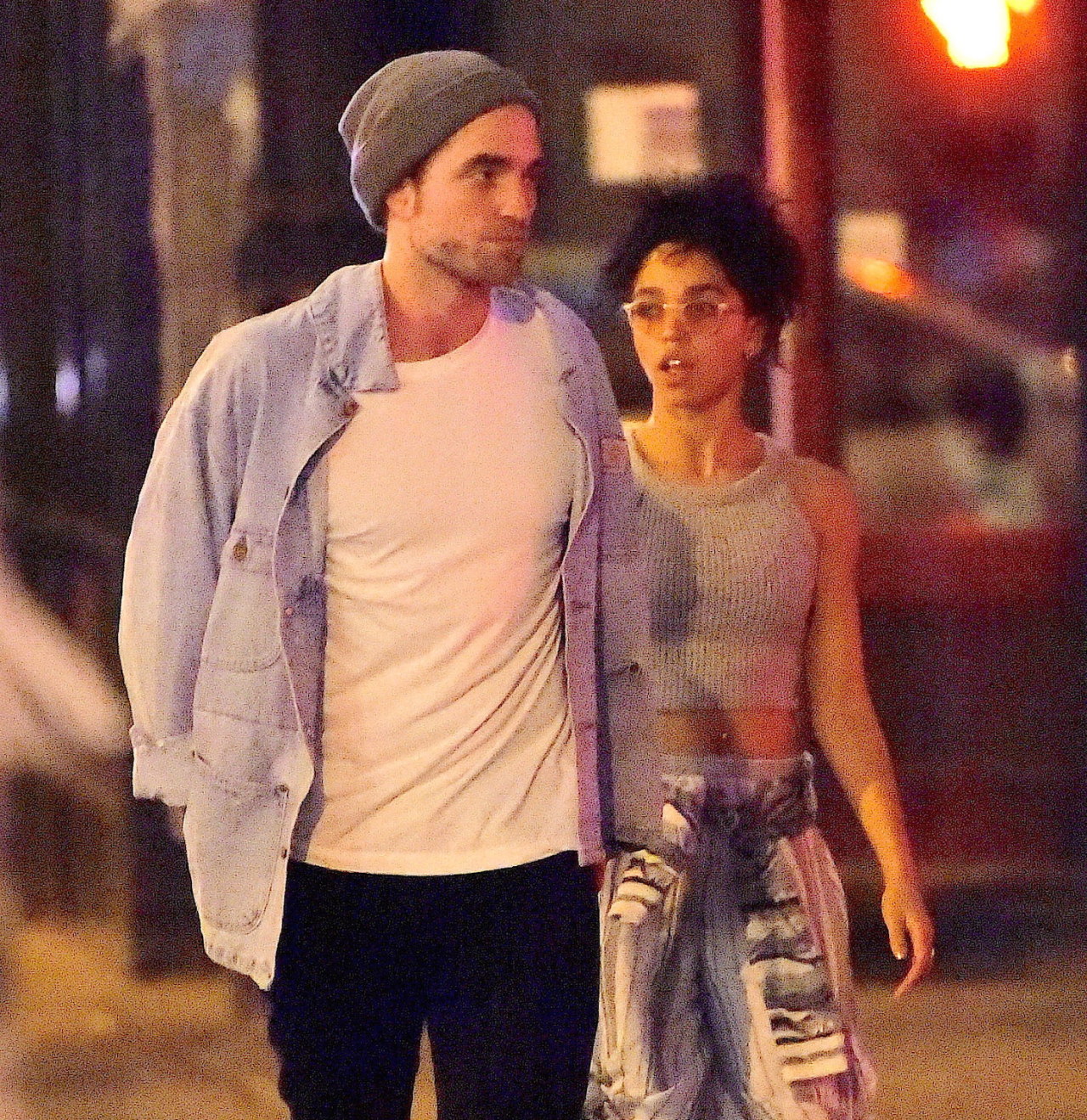 celebritiesofcolor:  Robert Pattinson and FKA TWigs out in NYC