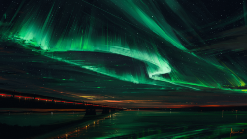 Northern LightsGumroad - gumroad.com/aenamiart Print Shop - society6.com/aenami/prints