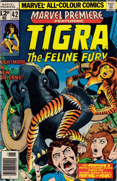 Marvel Premiere No. 42 featuring Tigra (Marvel adult photos