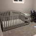 36 weeks exactly today and my husband finally set up the crib. I can’t believe this is really happening 🥰🙂✨