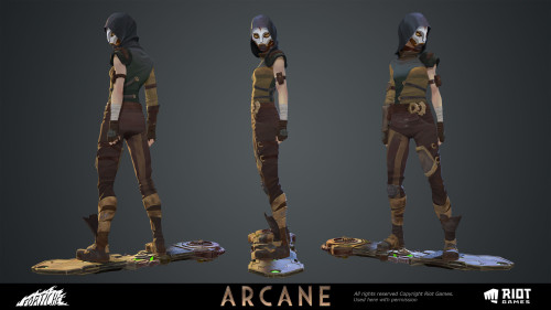  ARCANE | Firelight Eve Texturing | Maéna Paillet 