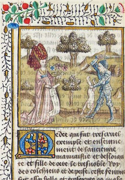 Illustrations from Boccacio’s “Le Livre des cleres et nobles femmes”, 1460 French