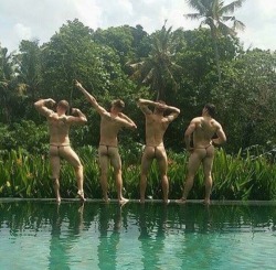 Beautiful pic of men in thong