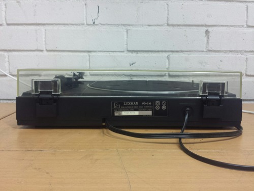 Luxman PD-210 Semi-Automatic Belt Drive Stereo Turntable, 1985