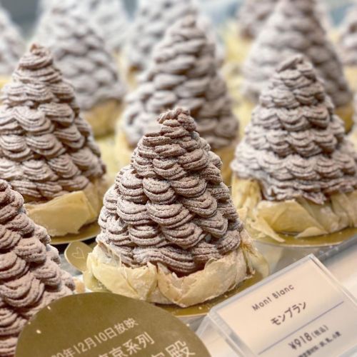 ☃️Snowy Mont Blanc is the perfect dessert for the winter! • MORI YOSHIDA PARIS, Shibuya Tokyo JAPAN