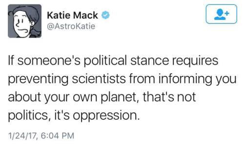 antikythera-astronomy:From astrophysicist Katie Mack. I’m 100% behind her.