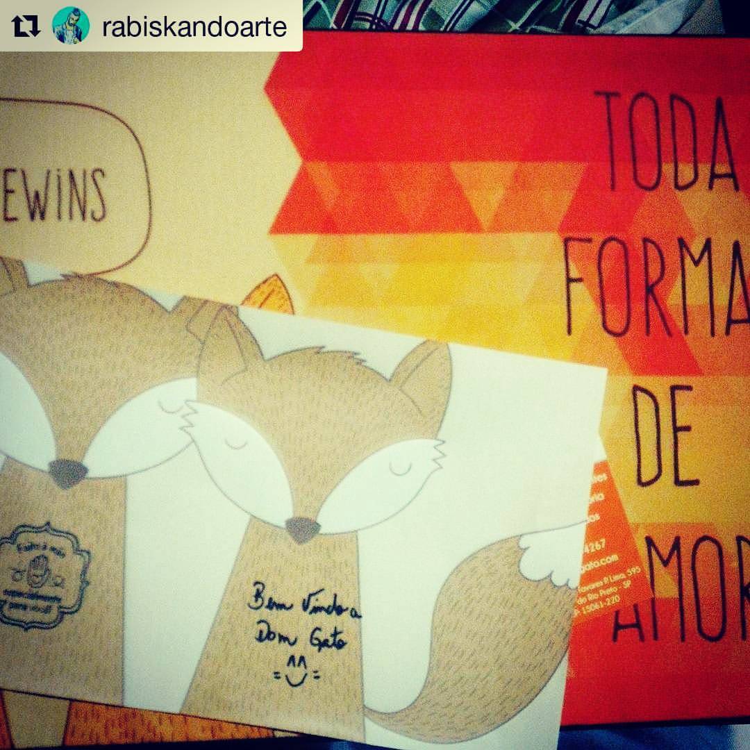 😻😸😉
#Repost @rabiskandoarte (@get_repost)
・・・
Adorei ter ganhado este presente do amor! Obrigado @domgato (em Dom Gato)