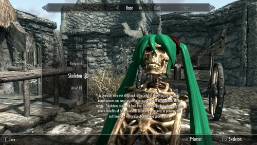 tsunderedevil:AMAZINGI downloaded a skeleton mod and another mod fucked it up and it would only let 