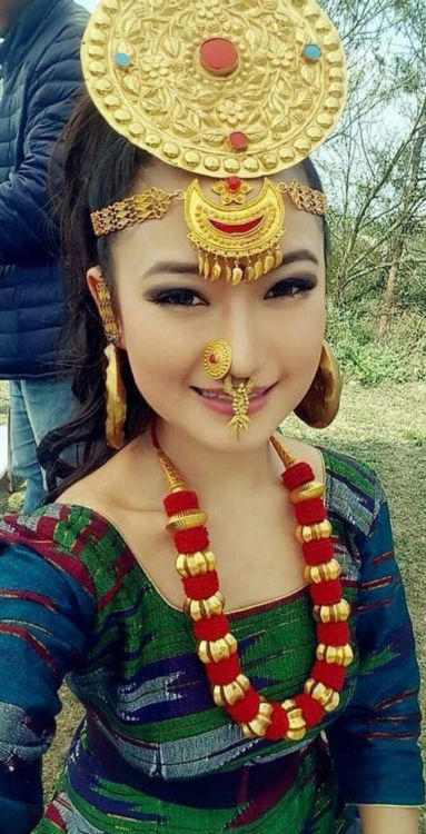 Limbu bride from Nepal