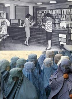 katybrown875:  Afghan Women in 1950 vs. 2013