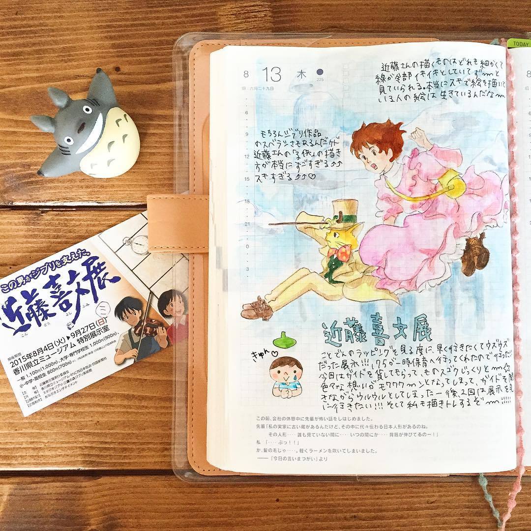 Hiiko 帰省から戻りせっせと描く描く ほぼ日165 ほぼ日手帳 ほぼ日 ほぼ日手帳カズン