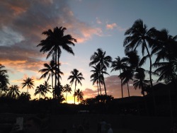 federica-phx:  Hawaiian sunset in Honolulu