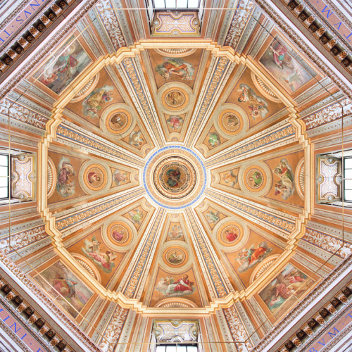 The domes of Rome: 1 Pantheon, 126 AD 2 Santa Maria di Loreto, 1507-1582, architect Antonio da Sanga