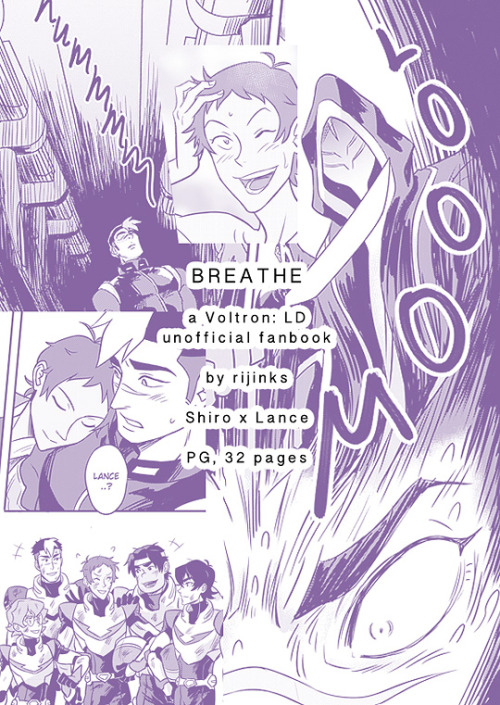 Orders Are Now Open For My Shiro X Lance Fan Comic, [BREATHE]!!