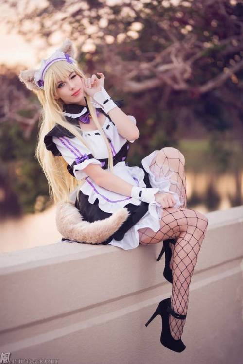 Neko Maid - Coconut III by MeganCoffey