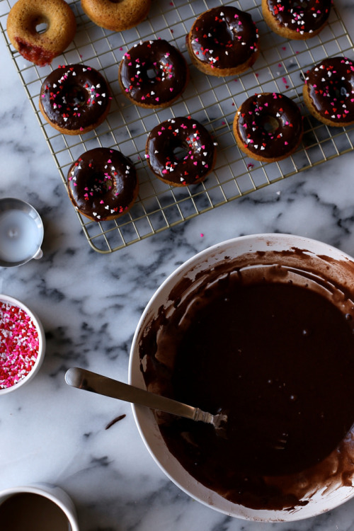 Porn foodffs:  Mini Jam-Swirled Baked donutsReally photos