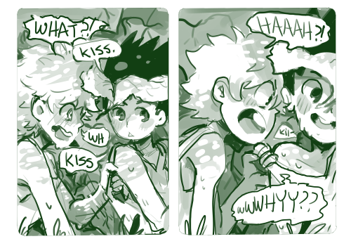 beepsiart: ohhh my gosh im trash here’s my concentrated trash comic