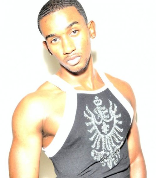 Sexy muscular black twink