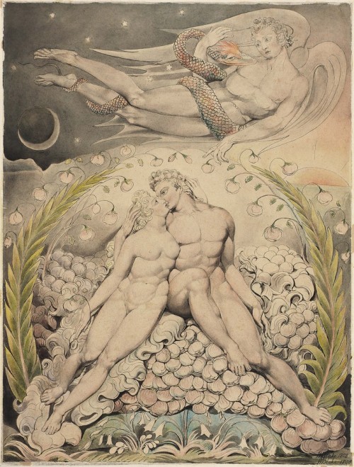 artist-blake: Illustration to Milton’s Lost Paradise, 1808, William Blake Medium: pen,watercol
