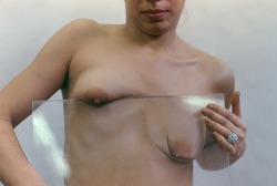 chasingsnowflakes:  Ana Mendieta - Untitled (Glass on Body Imprints), 1972 