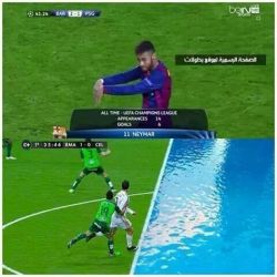 0sarrahgabriel:  Lol a message from Neymar to all haters. See Neymar used to be a worse diver than Ronaldo.. Look at what he’s doing this season… Sorry Ronaldo about what Neymar tried telling you Jajajajajaja