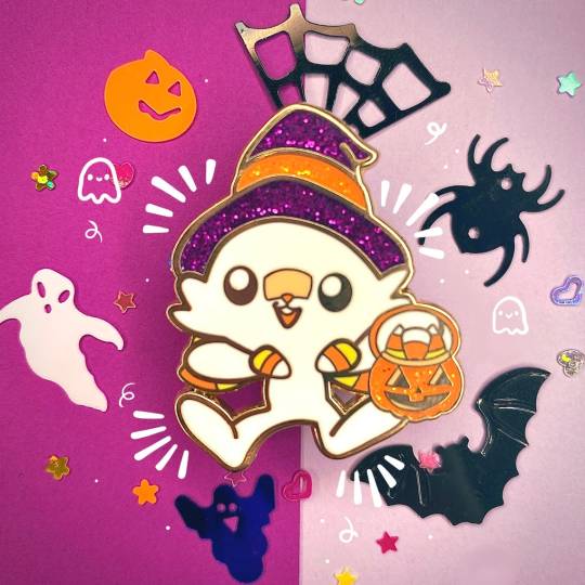 Galar Starter Pokemon Halloween Pins made by BiyuDraws