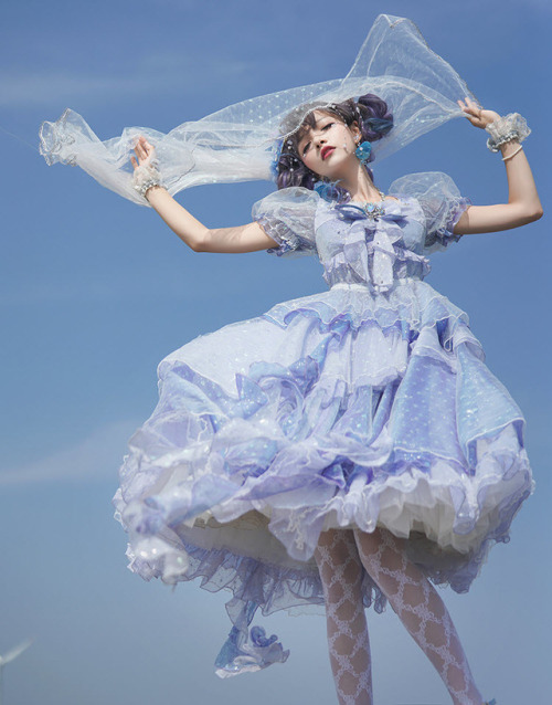 lolita-wardrobe: NEW Release: Fantastic Wind 【-Deep Sea Girl-】 Lolita OP Dress ◆ Shopping Link &