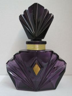 fawnvelveteen:  Purple Art Deco Perfume Bottle 