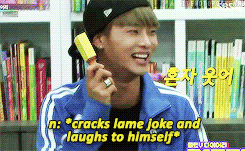 jaehwany:  n and his greed for reactions… 