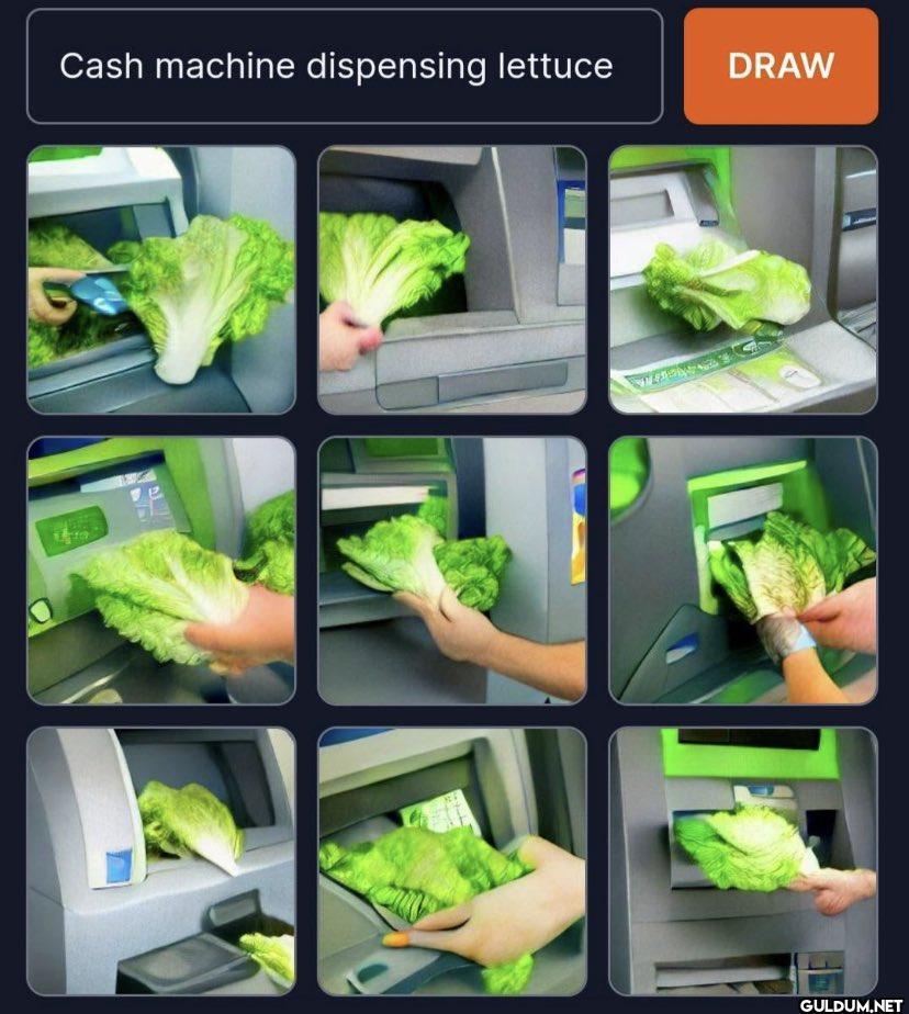 O Cash machine dispensing...