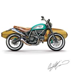livinglifemotos:  Ducati  Scrambler - Customized