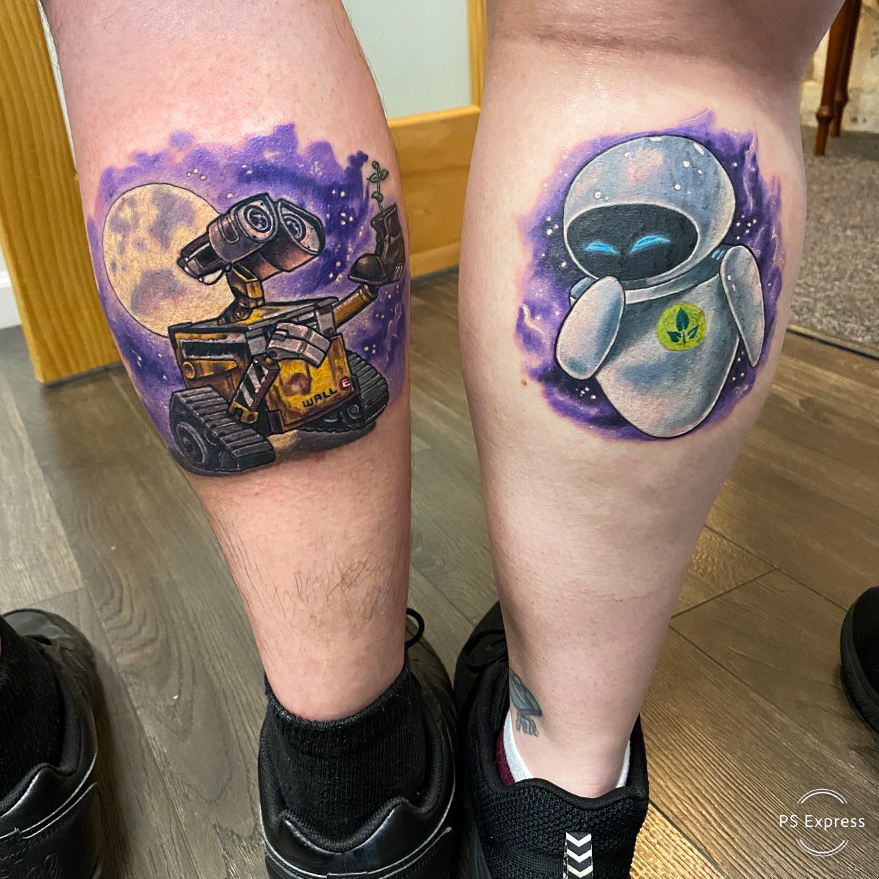 Walle and Eve   Disney inspired tattoos Disney couple tattoos Eve  tattoo