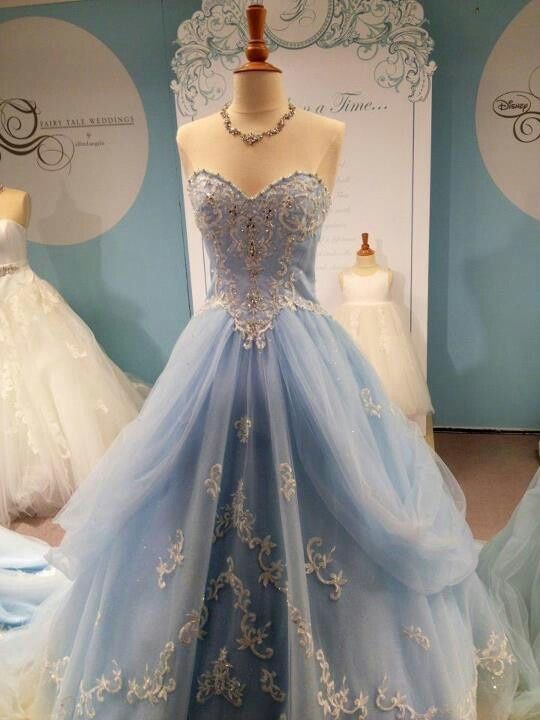 Light blue prom dress