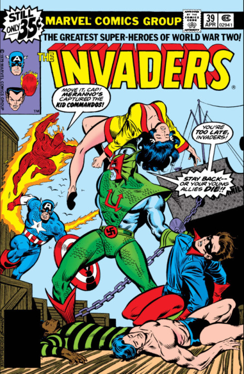 Though published in the 1970s, the Invaders comics were a flashback series set in World War II. 