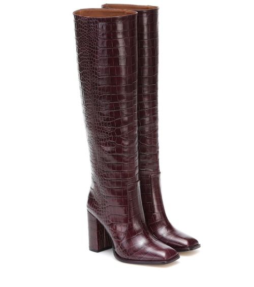Who: Melora Hardin as Jacqueline CarlyleWhat: PARIS TEXAS Croc-effect leather boots - $478 (30% OFF!