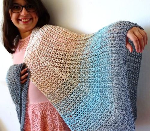 The V stitch Butterfly Shawl is a Free Crochet Pattern and Video tutorial are up on my site which yo