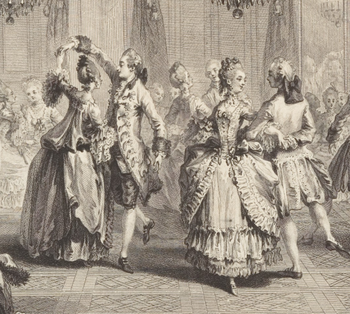 “Le Bal Pare” by Antoine Jean Duclos, 1774