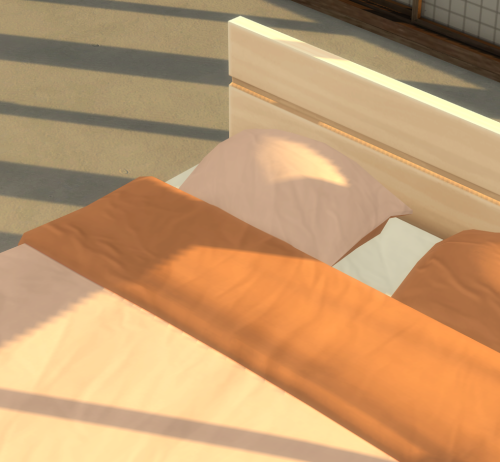 Urban Outfitters/Ikea Inspired Double Bed All done! I ended up completely remaking my textures 