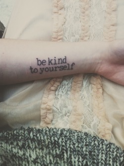 fuckyeahtattoos:  I started harming myself when I was eight years old. And I didn’t stop until I was 18. I’m 19 now, it’s been a full year since the last time i cut or pulled my hair. it feels so good to be free from that. i got this as a reminder