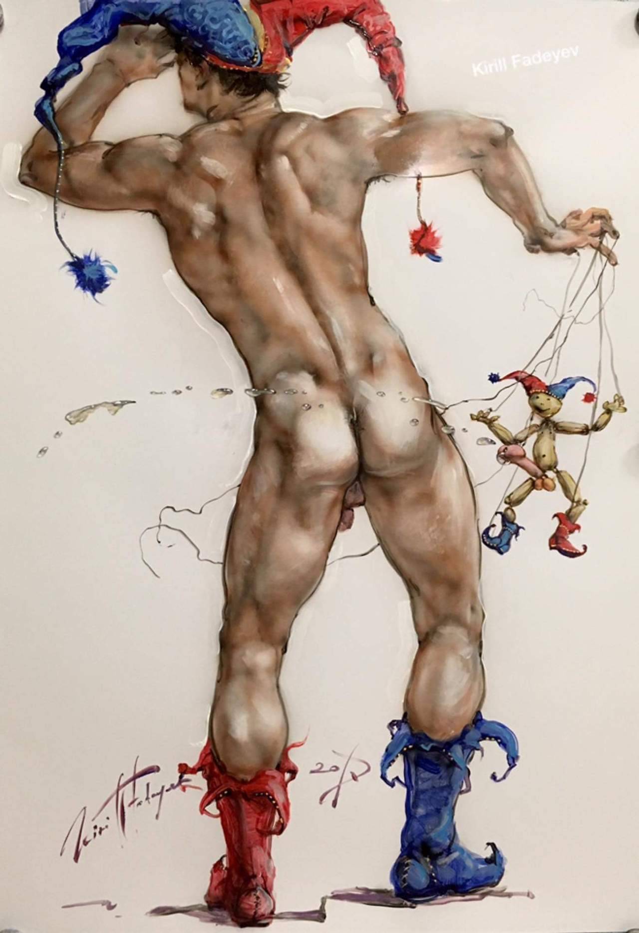 art4gays:  shakebag: Artist: Kirill Fadeyev  https://www.facebook.com/kirill.fadeyev.artist