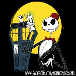 doctor-who-overdose:  Nightmare before christmas and the doctor…pure win!Click for the best DoctorWho tumblr ever. 
