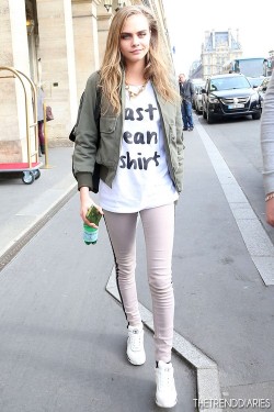 Zar-Aa:  15X20:  Click Here For More Street Style ♡  Cara Delevingne 