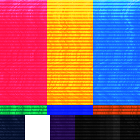 techsflags:was messing around with effects in my editing program and produced these!! tv screen prid