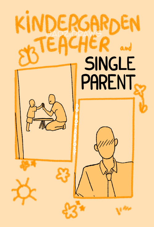Kindergarden teacher and single parent auFanfiction tags cards serieOne of the most adorable tropes.