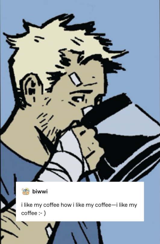 Comic Clint Barton + Text Posts