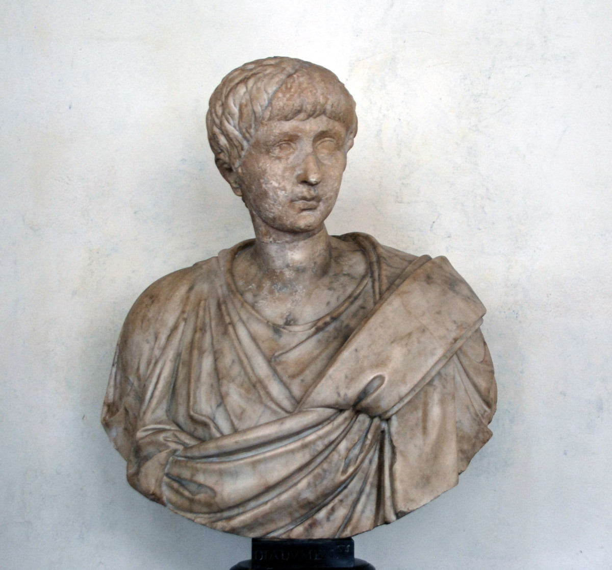 myglyptothek:Portrait of a roman (so called Diadumenian, roman emperor ...