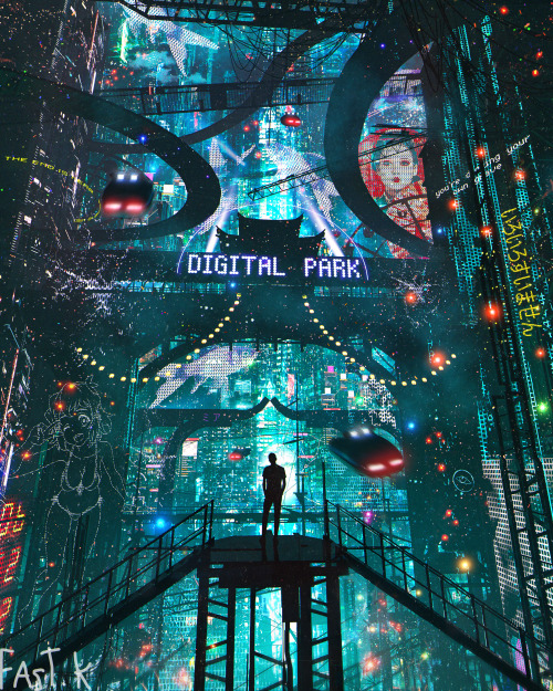 cyberpunk-scene - cyberpunk city scenes