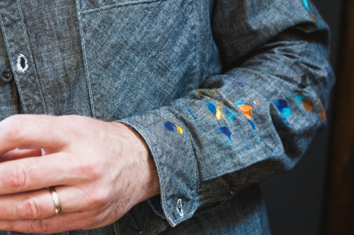 #TBT to Denim Bruin 2014 and this amazing Masterson’s shirt. Also, this guy is an actual paint