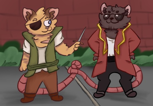 Pirat And His Emotional Support Crewmate